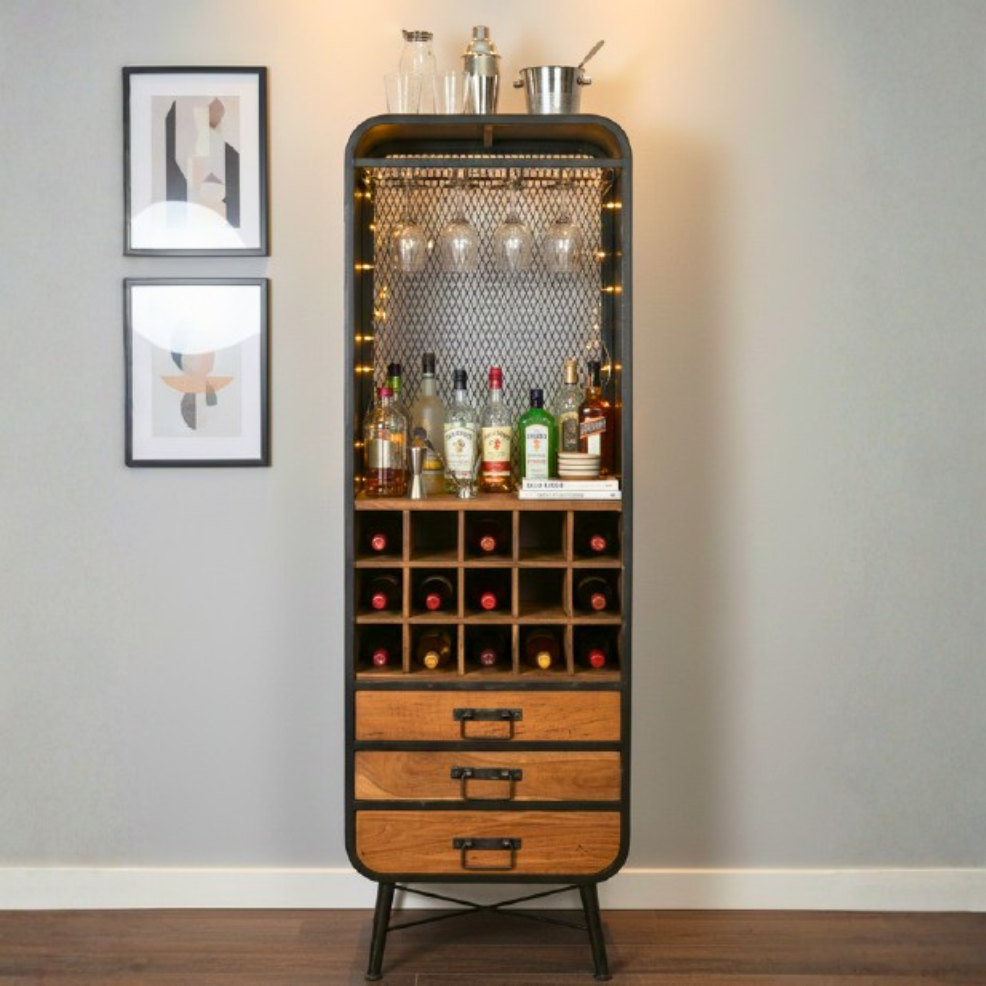 Handcrafted Deccan Château Bar Console