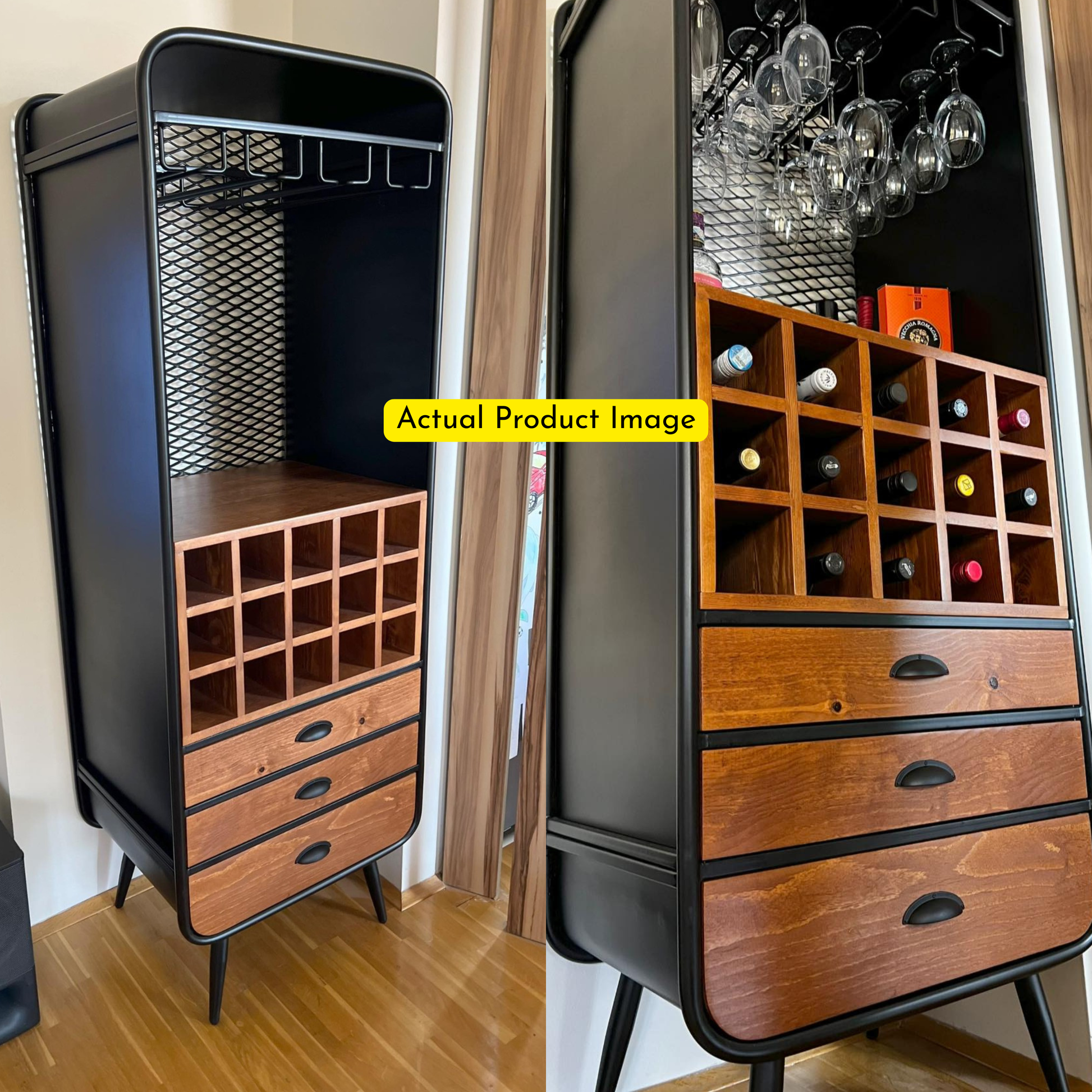 Handcrafted Deccan Château Bar Console