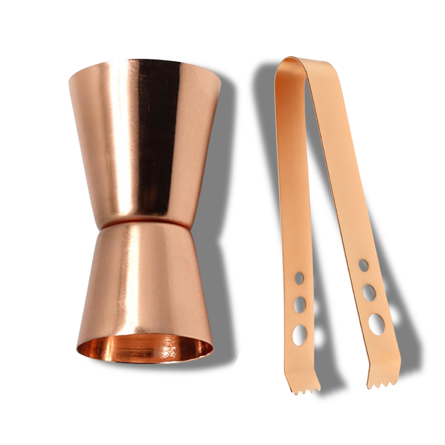 Rose Gold Ice Tong and Peg Measurer