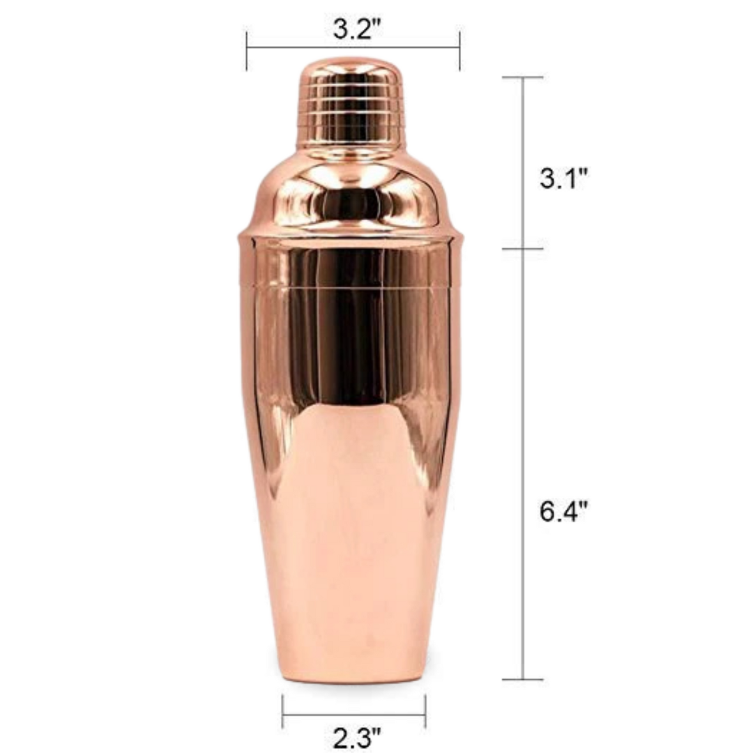 Rose Gold Home Bar Set (Set of 4)