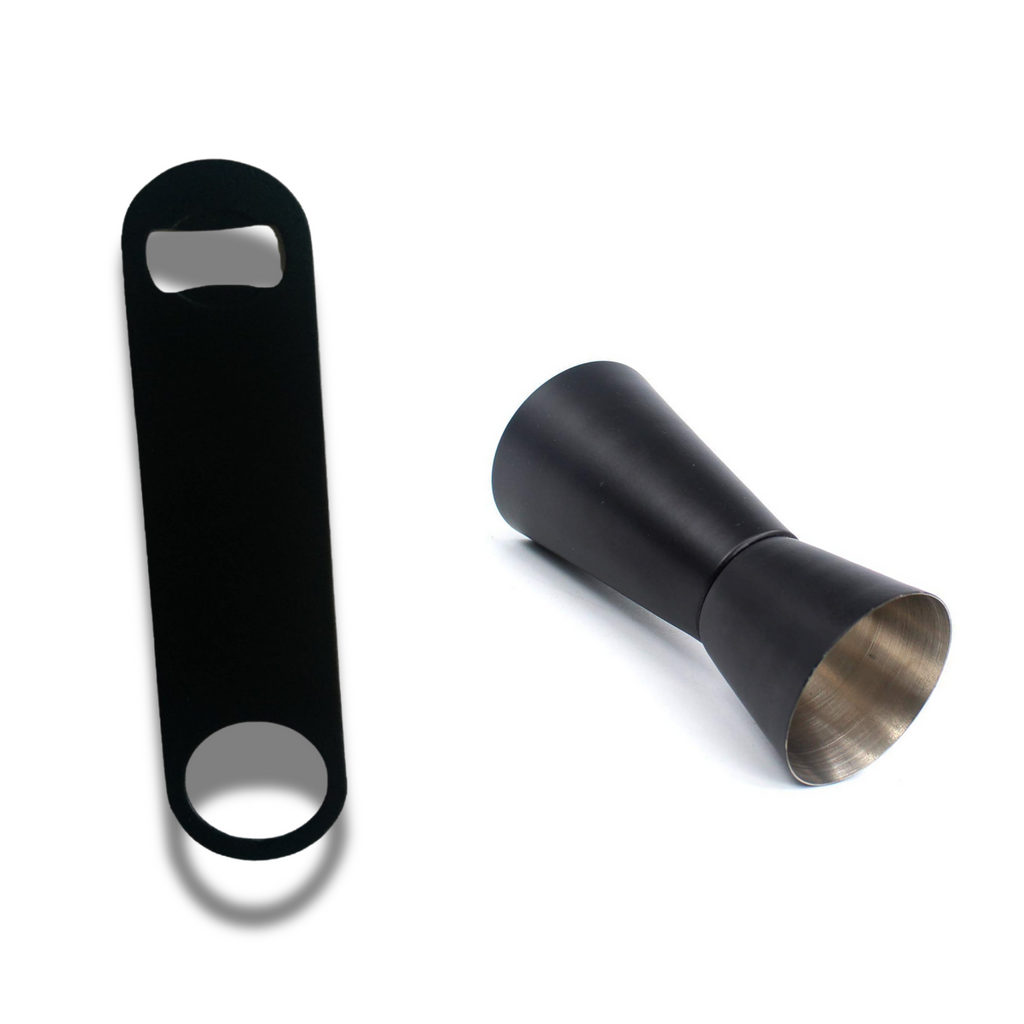 Peg measurer with Opener - Matte Black