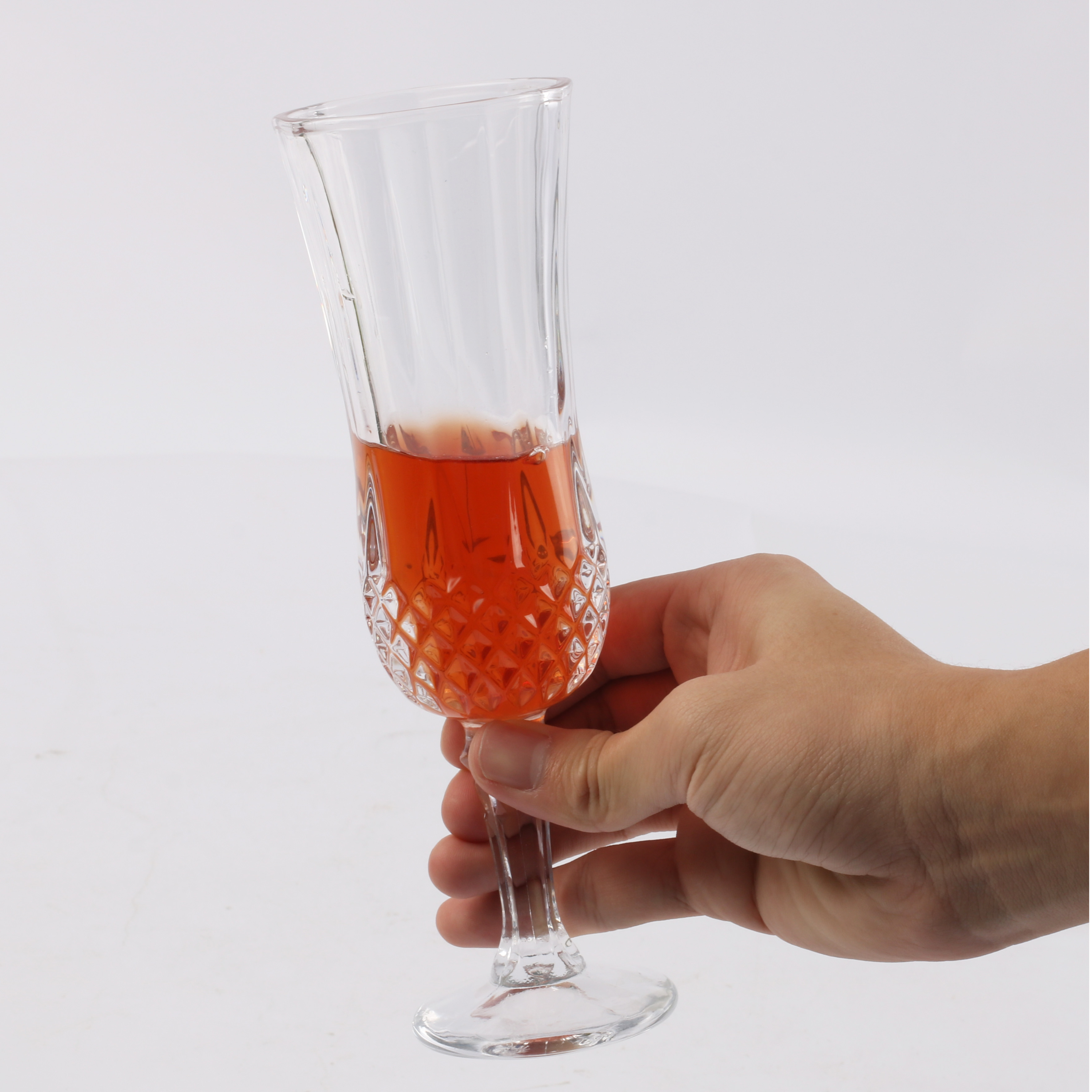 Elegant Champagne Flute Glasses (Set of 2), 160 ml