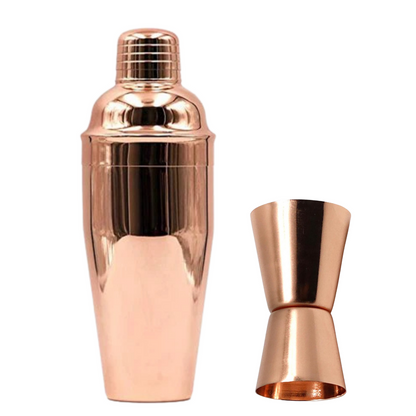 Rose Gold Home Bar Set (Set of 4)