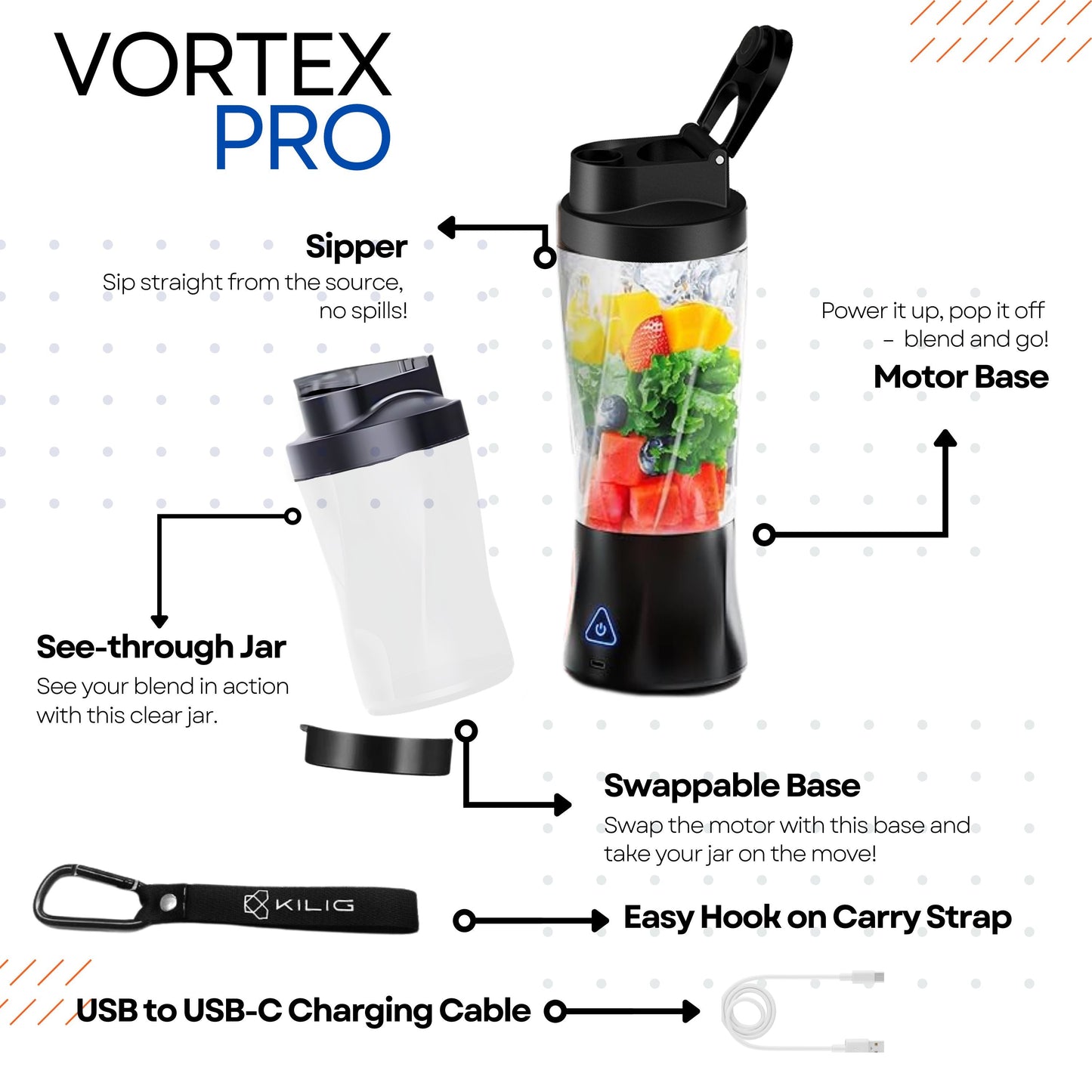 Kilig BL-02BT Portable Blender