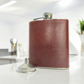 Black Tan Drink Hip Flask + Funnel - CRED Special