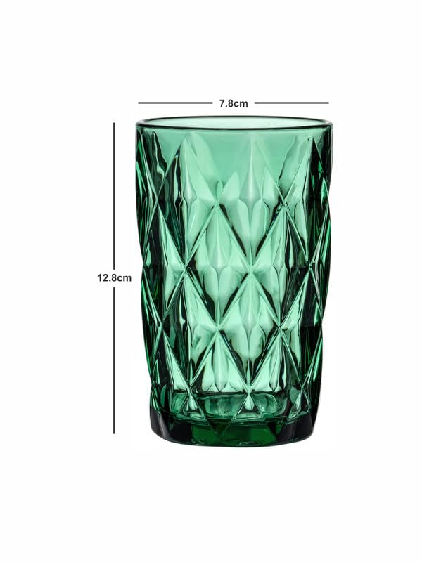 Prism Emerald Highball Everyday Glass 300ml