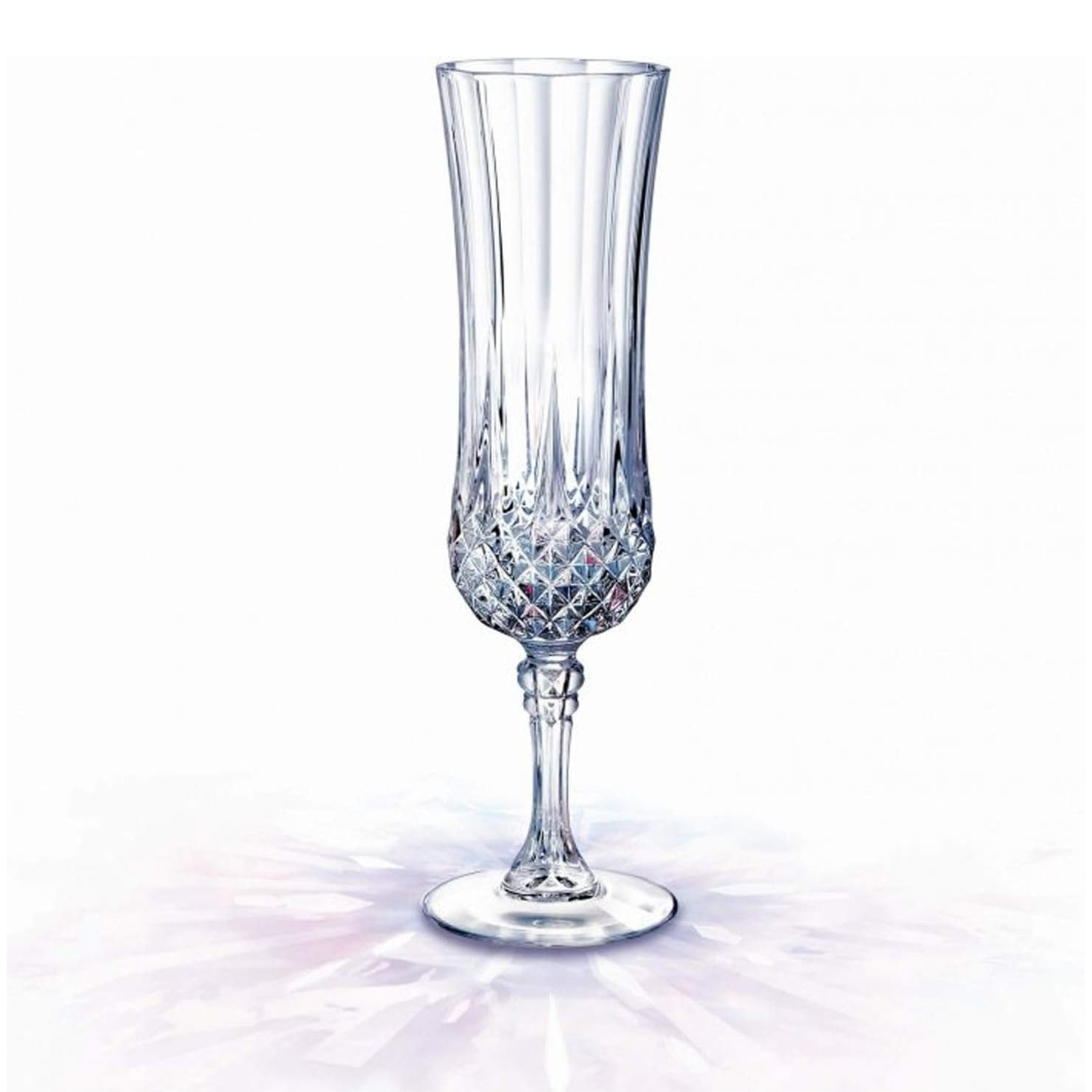 Elegant Champagne Flute Glasses (Set of 2), 160 ml