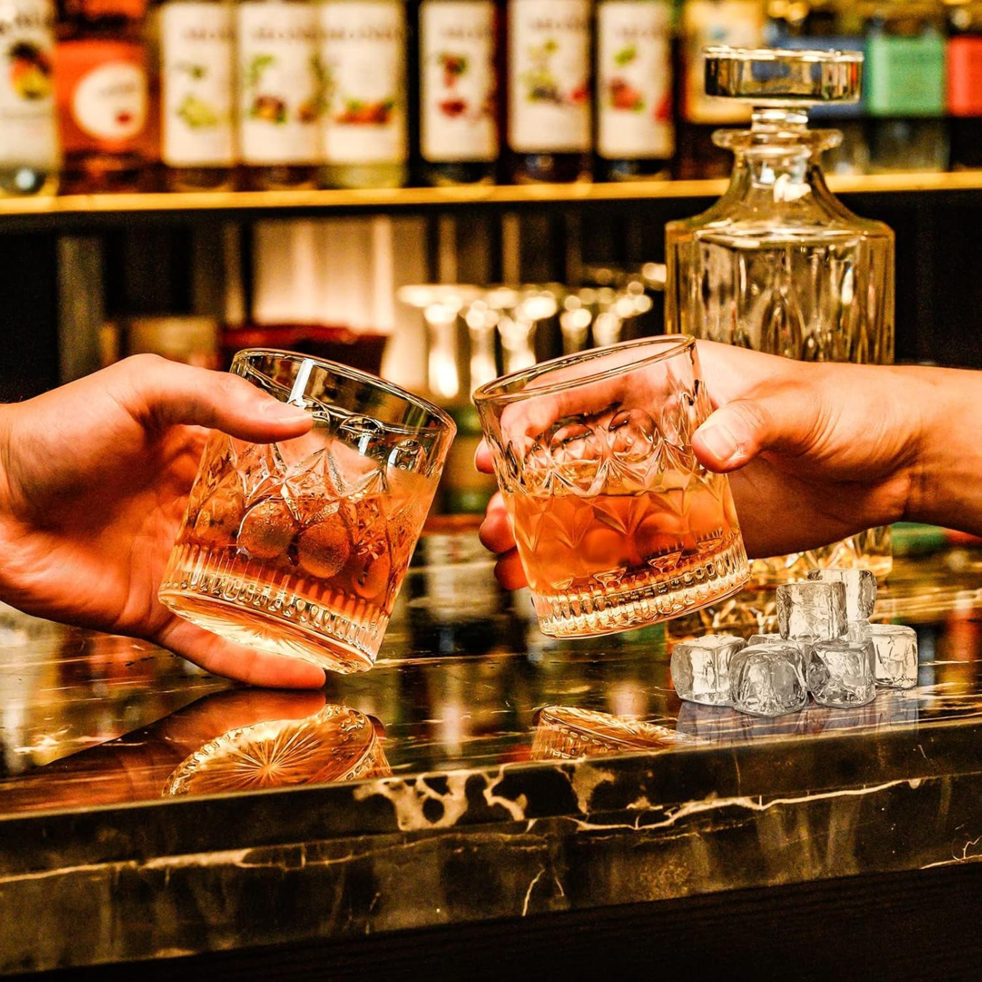 Inovique Crystal Clear Whiskey & Scotch Glass - CRED Special  (2 pcs)
