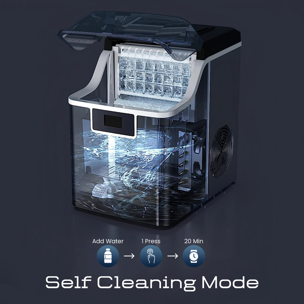 Kilig S01 Square Ice Maker - 20 kg - Stainless Steel