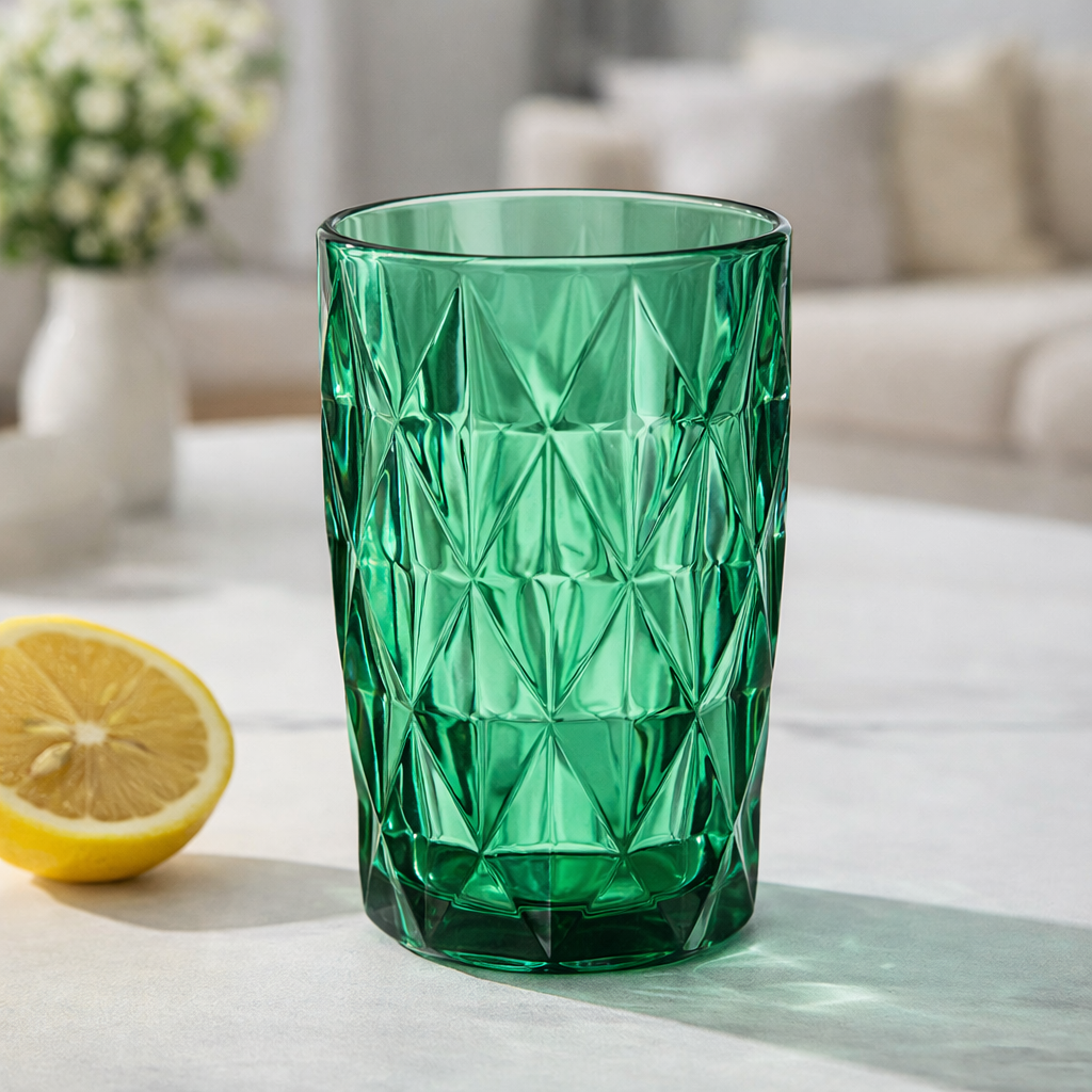 Prism Emerald Highball Everyday Glass 300ml