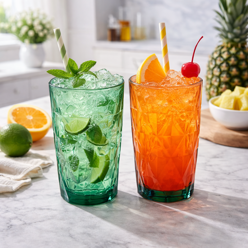 Prism Emerald Highball Everyday Glass 300ml