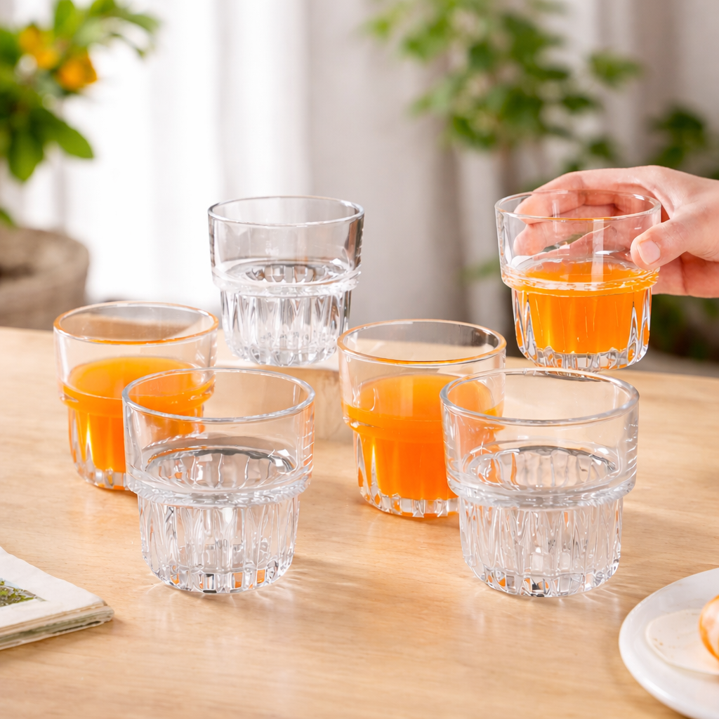 Everyday Mini Stackable Juice Glass 250ml (set of 6)