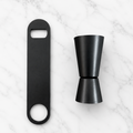 Peg measurer with Opener - Matte Black