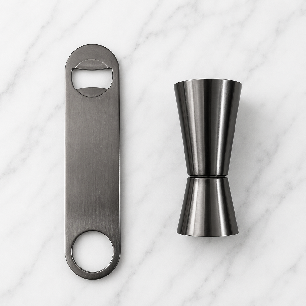 Peg Measurer with Opener - Glossy Black
