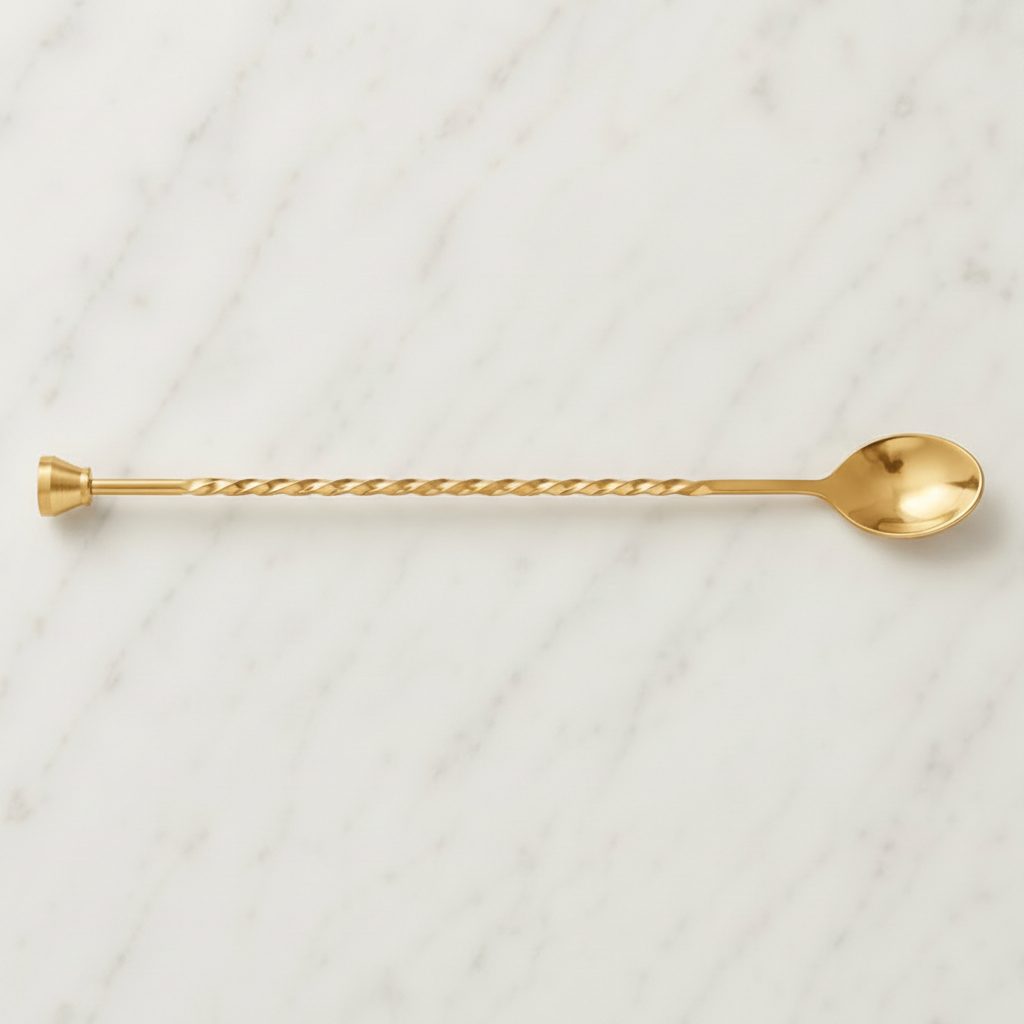 Gold Premium Bar Spoon for Cocktail Mixology
