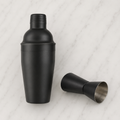 Classic Cocktail Shaker (750ml) with Peg Measure - Matte Black