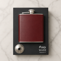 Black Tan Drink Hip Flask + Funnel - CRED Special