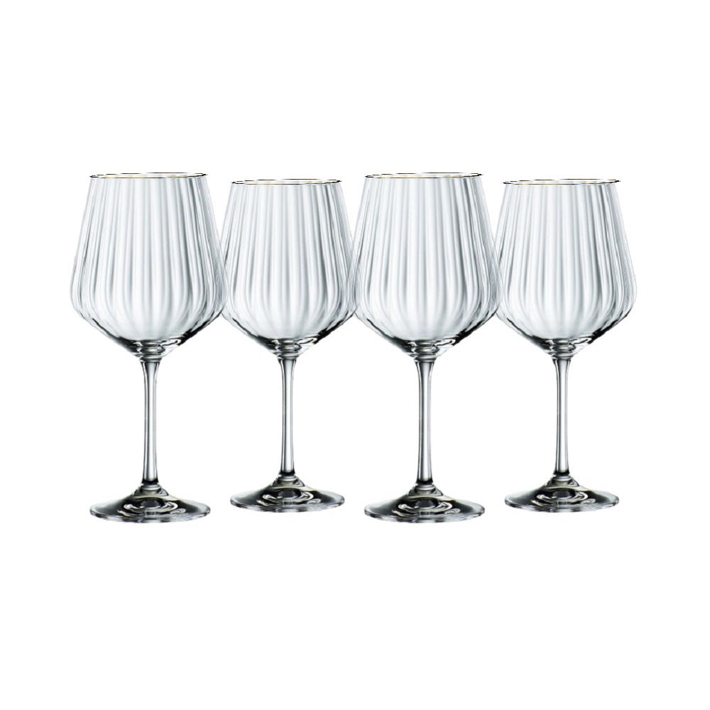 Gin n Tonic Gold Rim Cocktail Glass, 540ml (Set of 12)