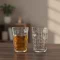 Ripple Textured Glass Tumbler – 310 ml (Set of 6)