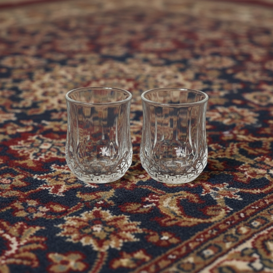 Elegant 50ml Shot Glasses (Set of 6)