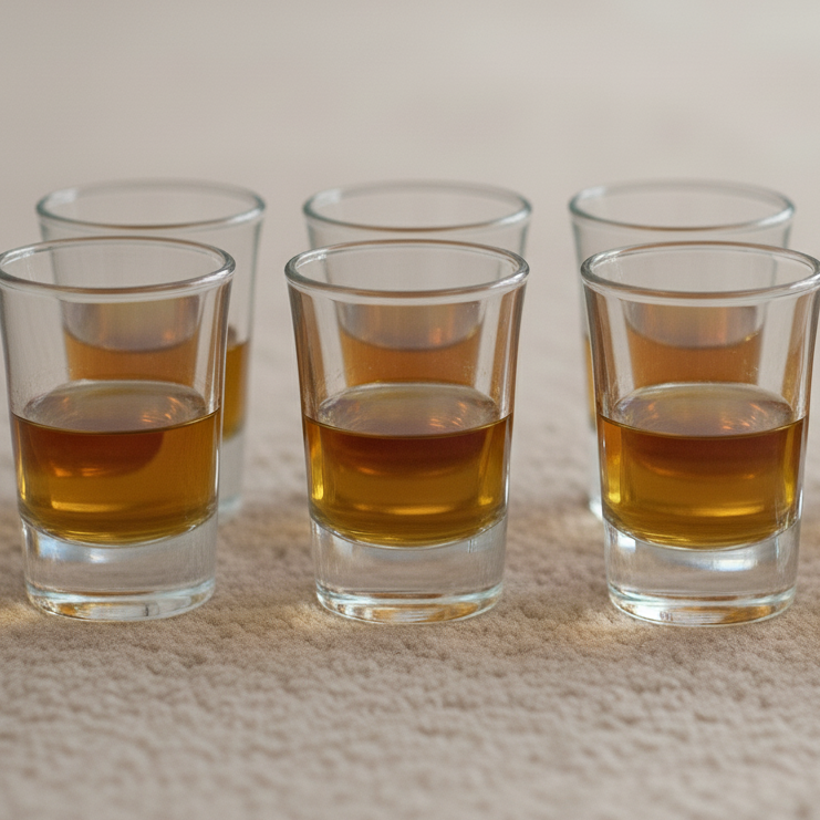 Premium 40ml Shot Glasses - Set of 6