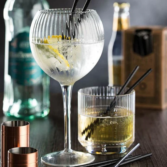 Gin Connoisseur's Ribbed Goblet Glass (Set of 12)