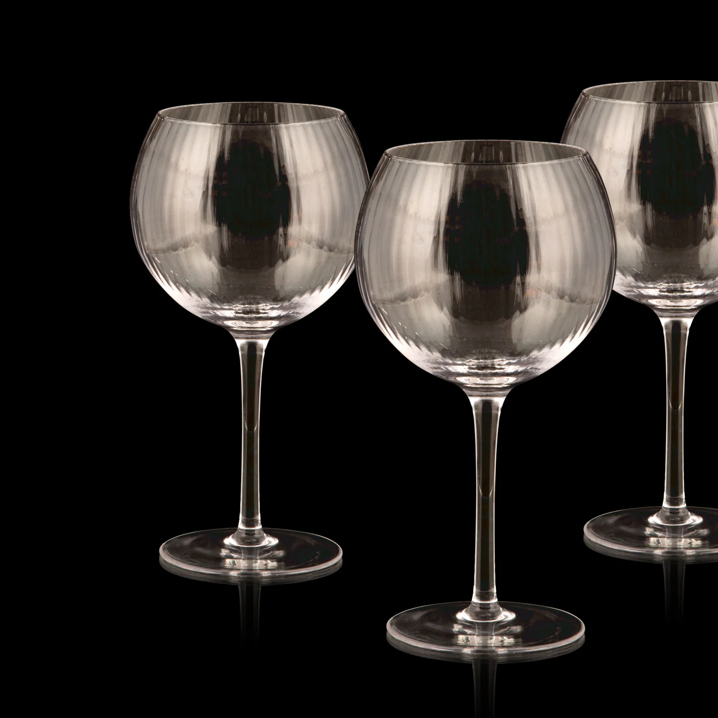 Gin Connoisseur's Ribbed Goblet Glass (Set of 12)