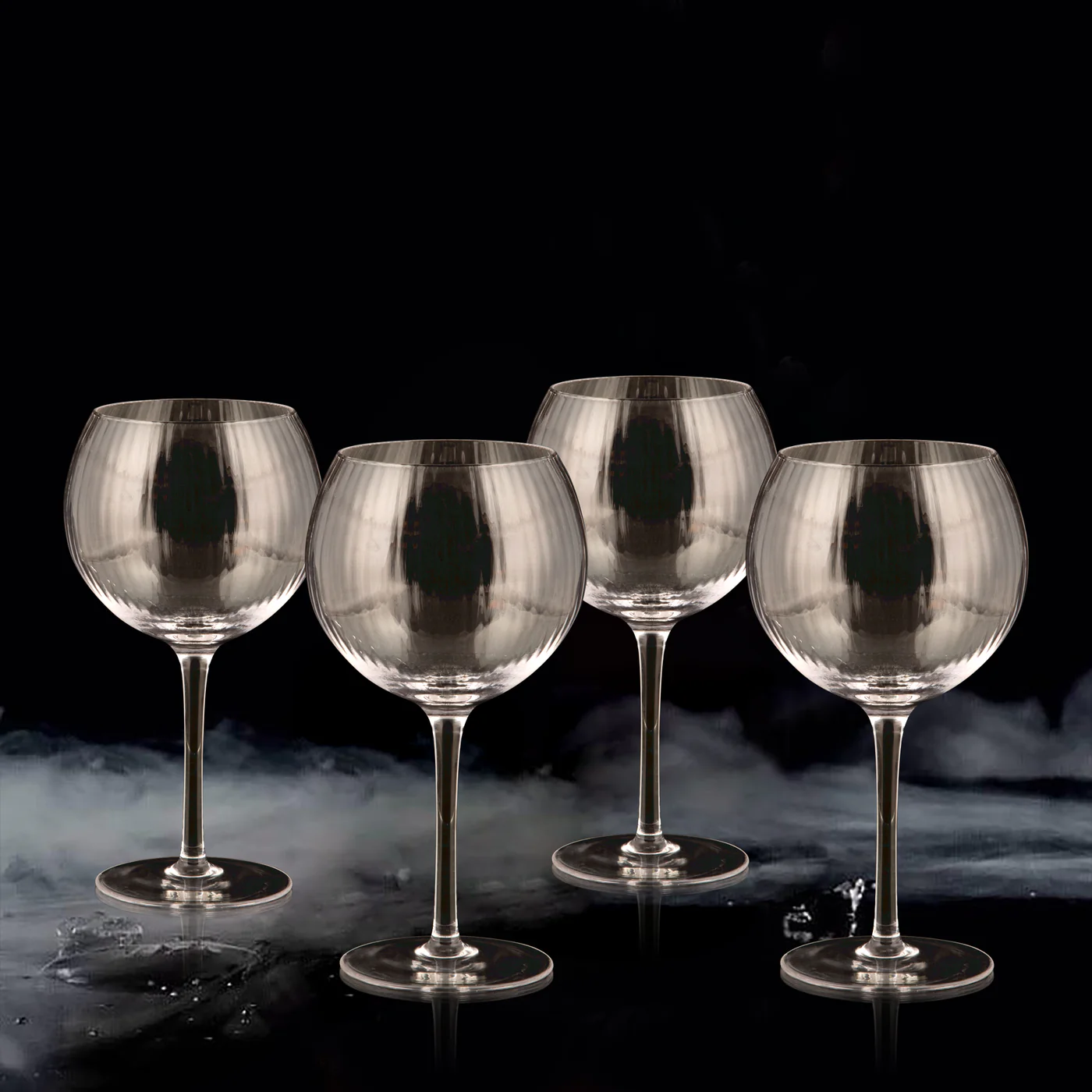 Gin Connoisseur's Ribbed Goblet Glass (Set of 12)