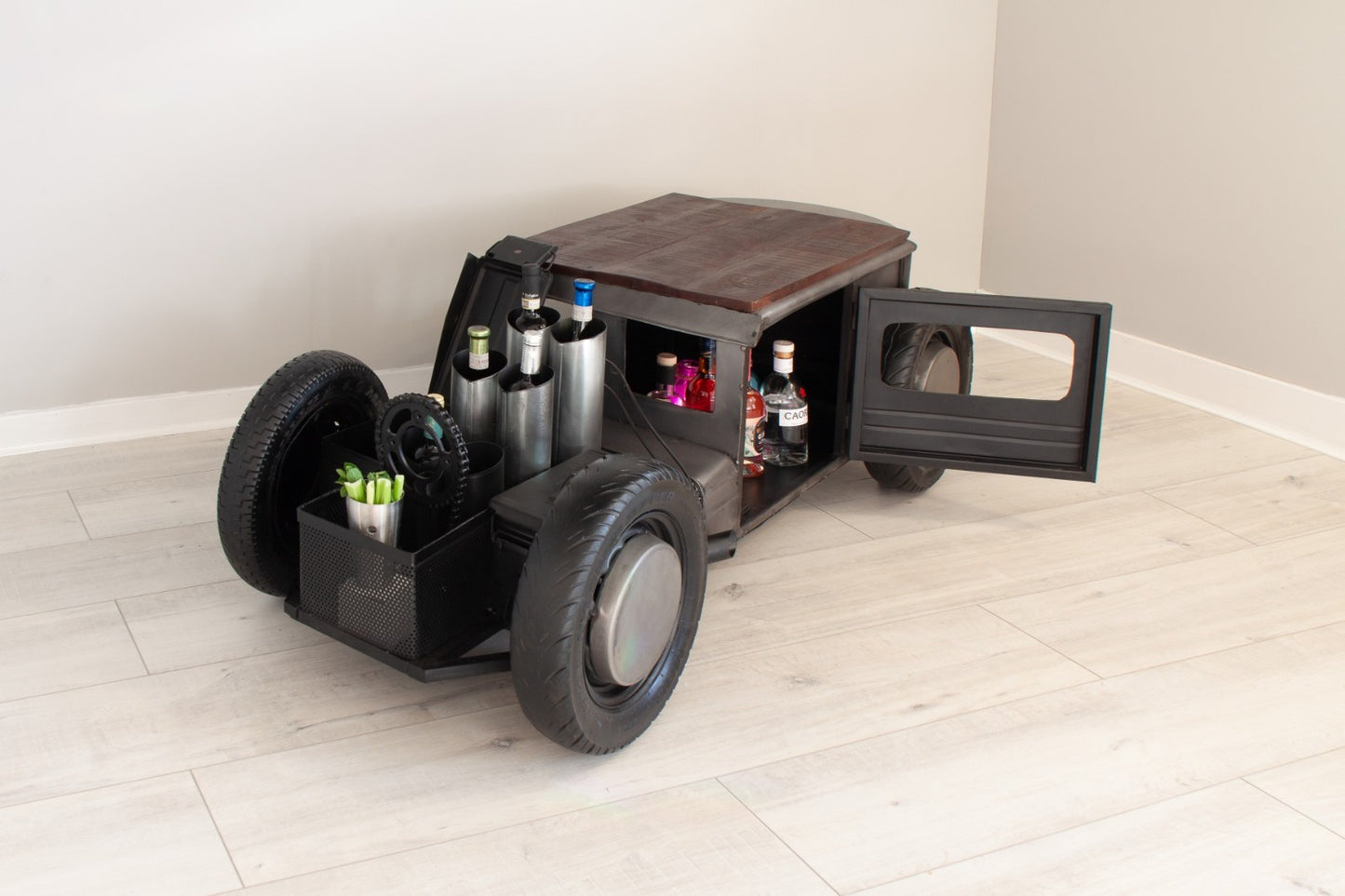 Handcrafted Vintage Car Bar/ Coffee Table