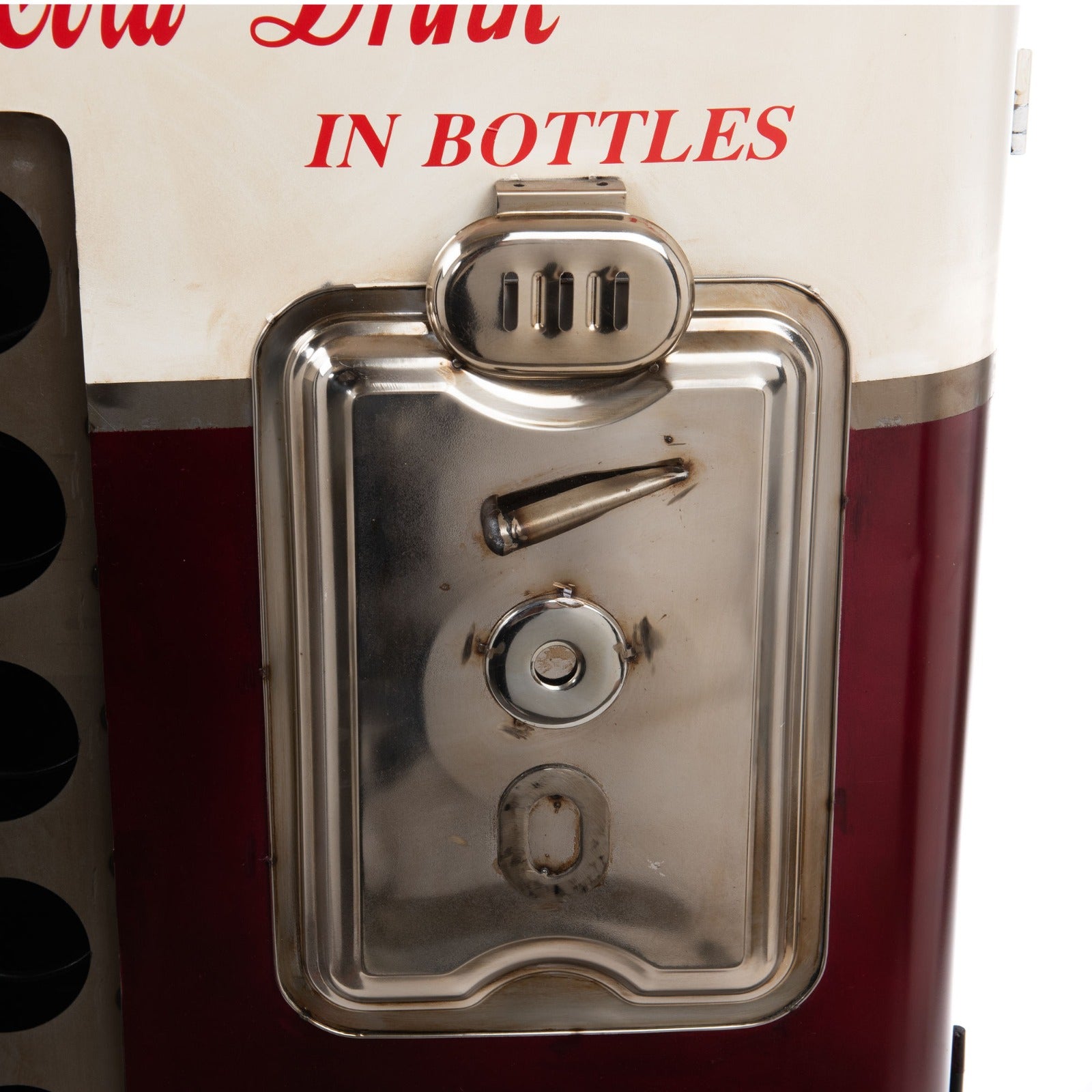 Handcrafted Vintage Coke Refrigerator Bar Cabinet