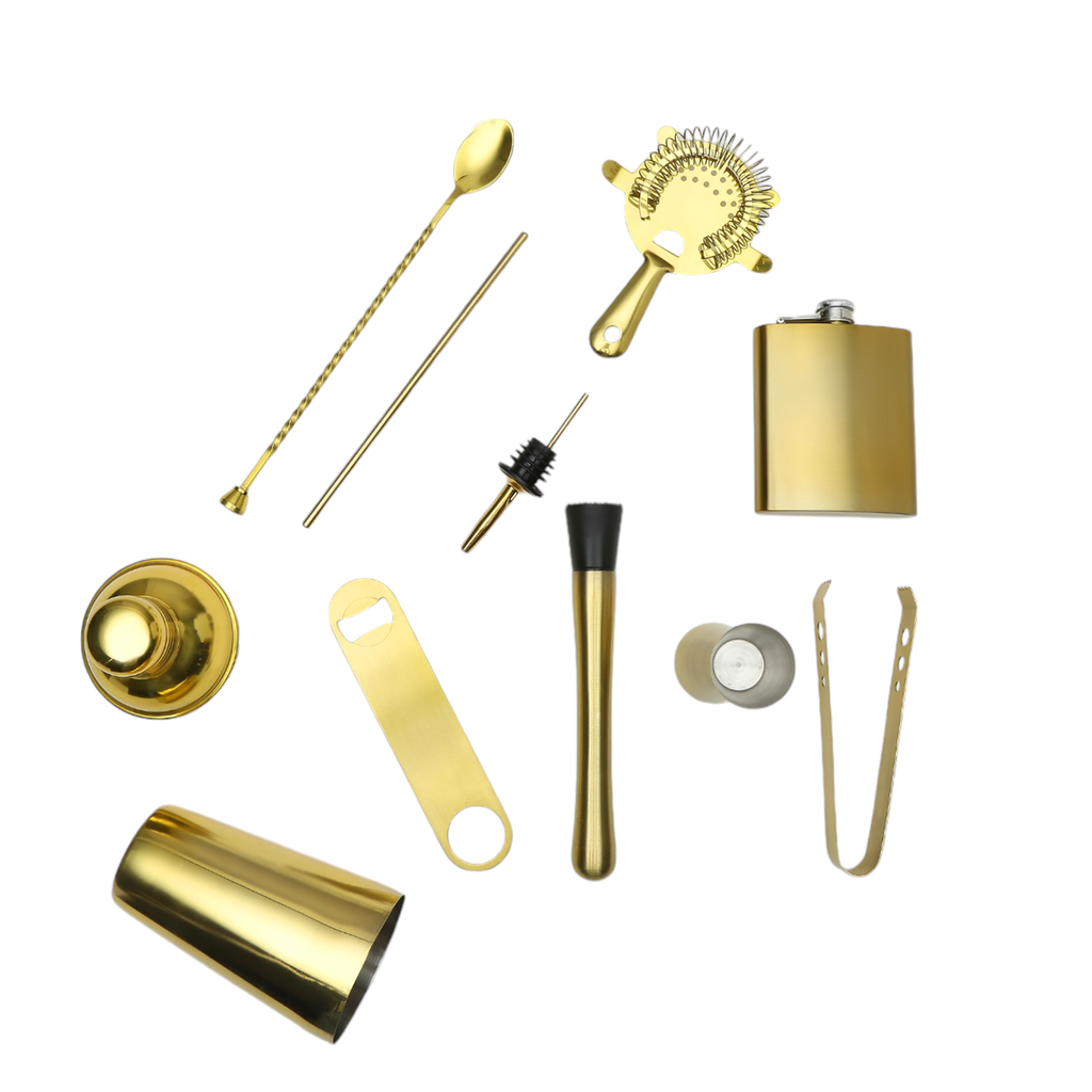 Gold Metal Pro Bar Set (Set of 10)