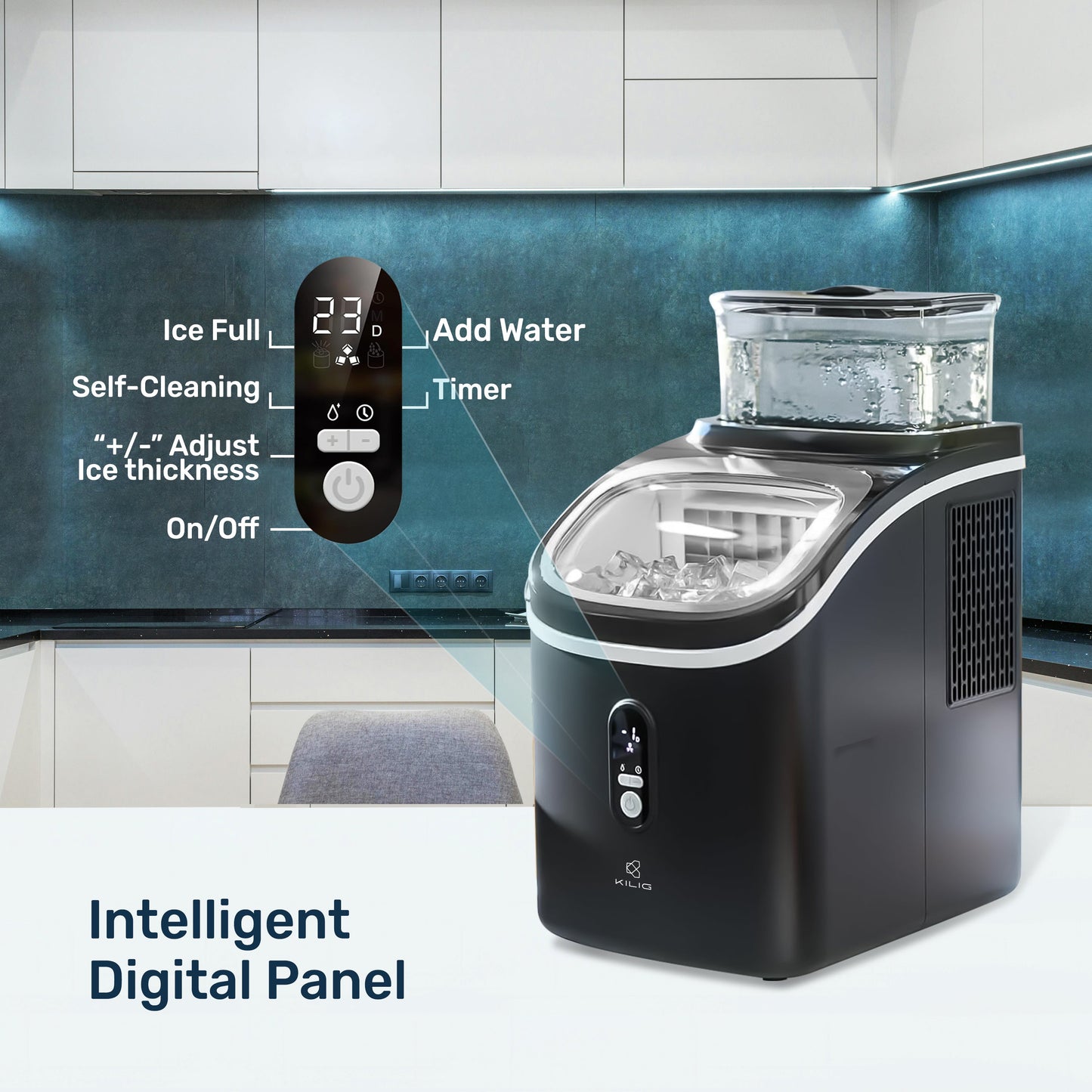Kilig S01M Square Ice Maker - 15 kg