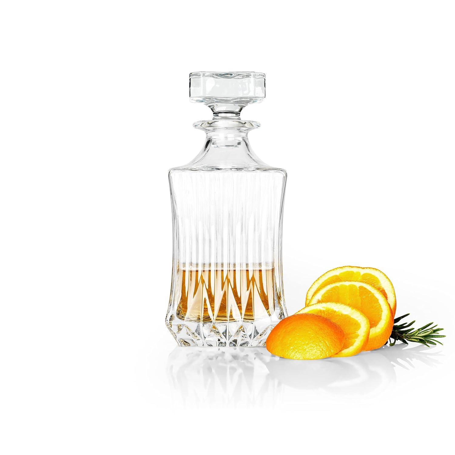 Adagio Premium Crystal Whiskey Decanter, Italy - Happyware Home Pvt Ltd