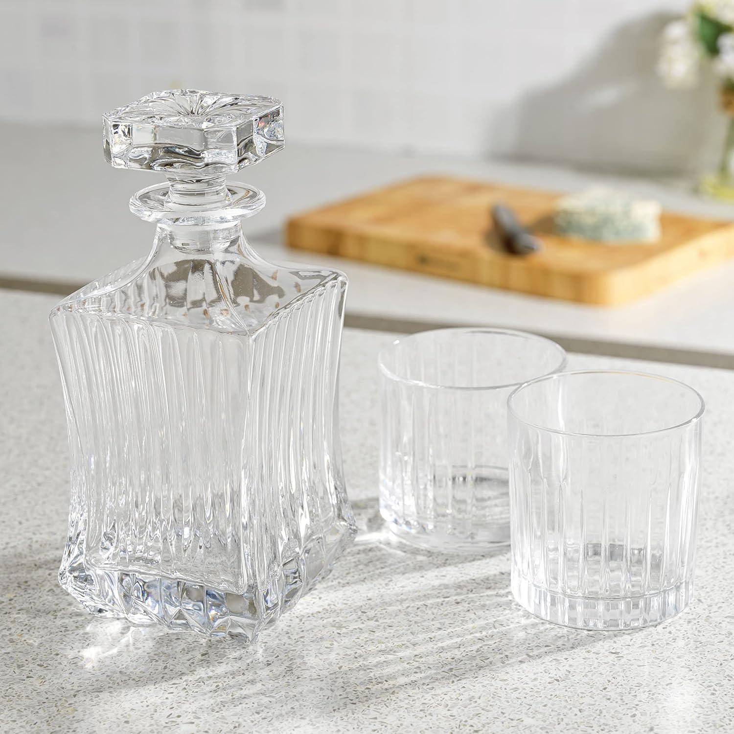Adagio Premium Crystal Whiskey Decanter, Italy - Happyware Home Pvt Ltd