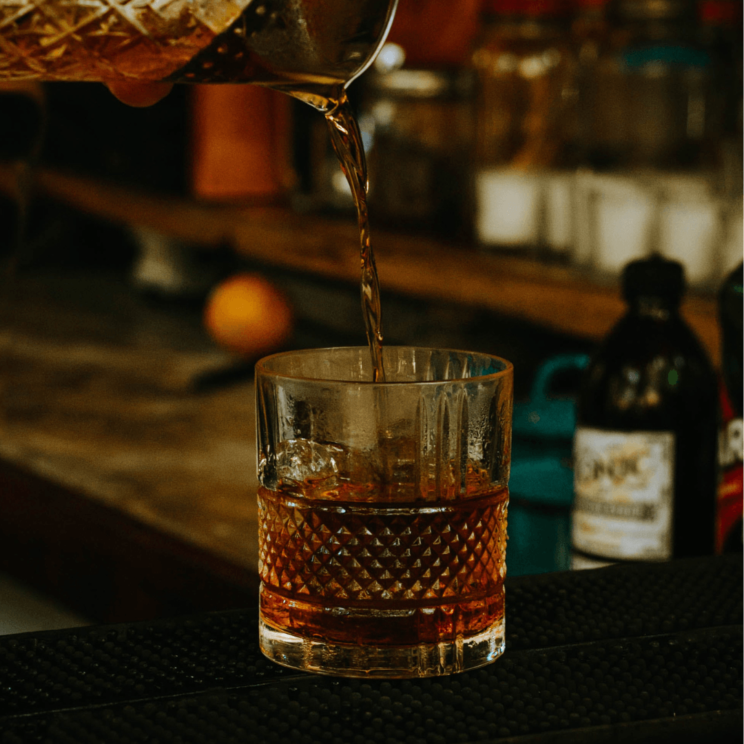 Bright Premium Crystal Whiskey Glasses, Italy (Set of 6) - Happyware Home Pvt Ltd
