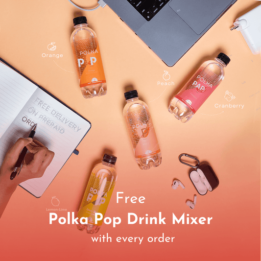 Complimentary Drink Mixer - Polka Pop - Happyware Home Pvt Ltd