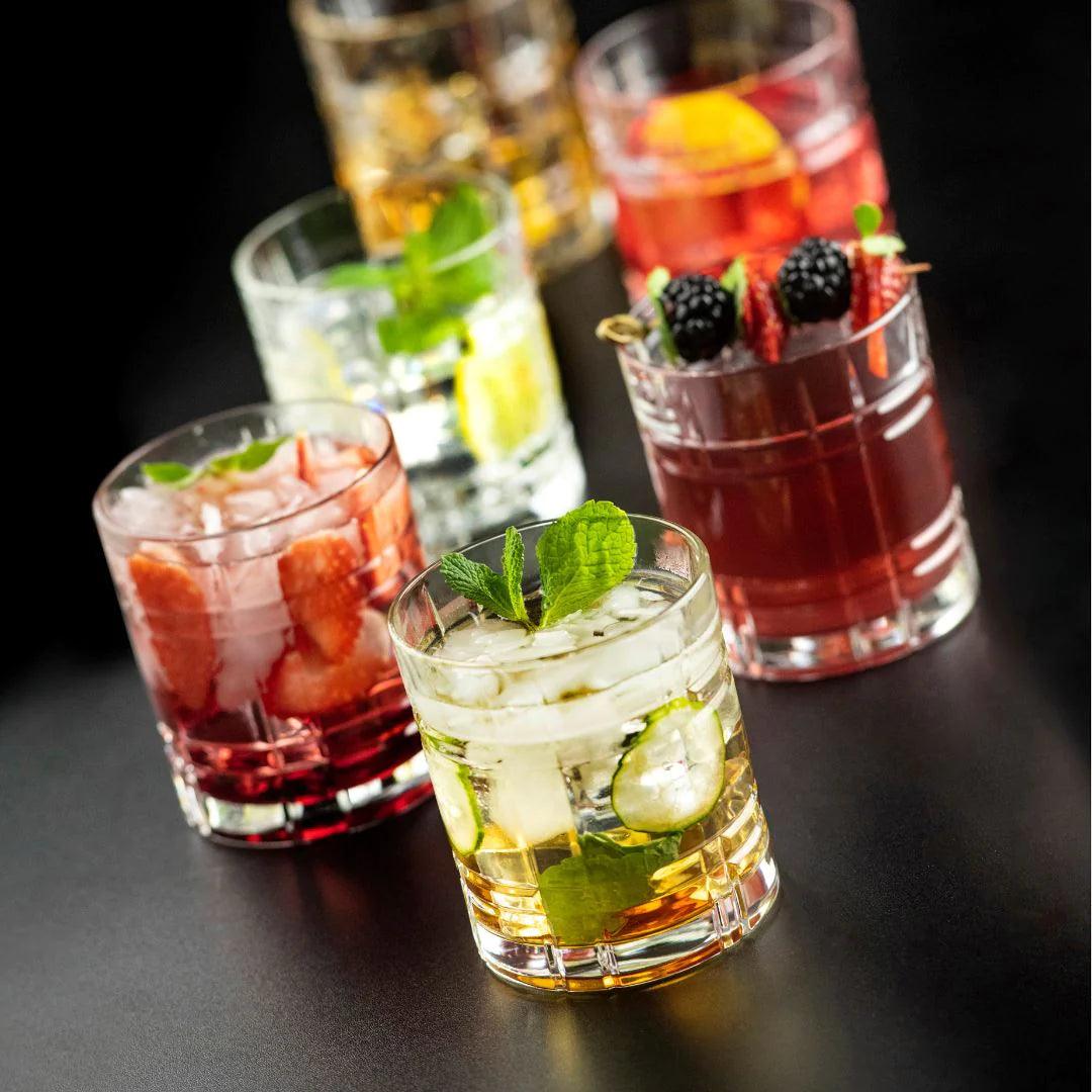 ECO Premium Crystal Whiskey Glass, Italy (set of 6) - Happyware Home Pvt Ltd