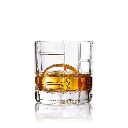 ECO Premium Crystal Whiskey Glass, Italy (set of 6) - Happyware Home Pvt Ltd