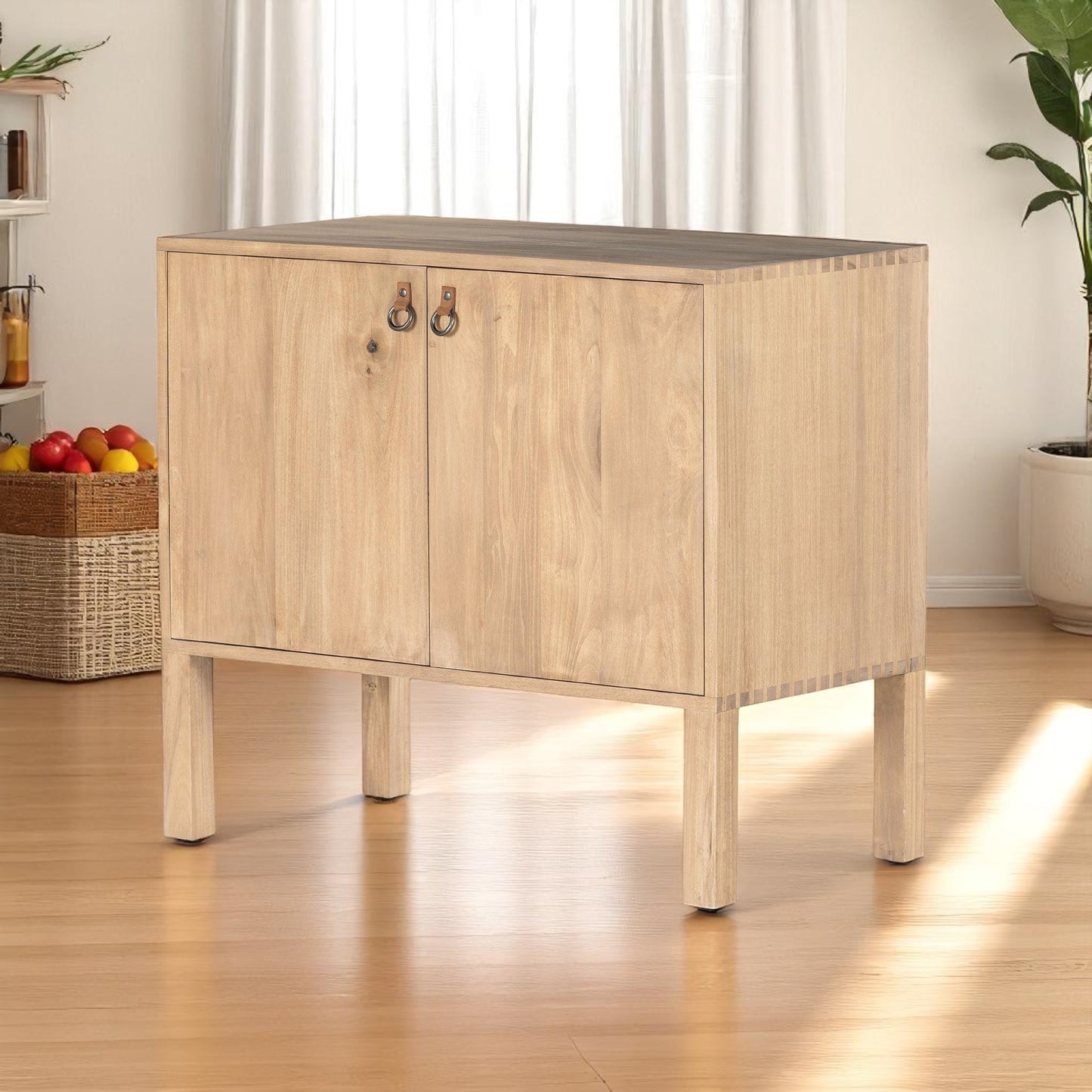 100% Sheesham Hayward Bar Cabinet (36")