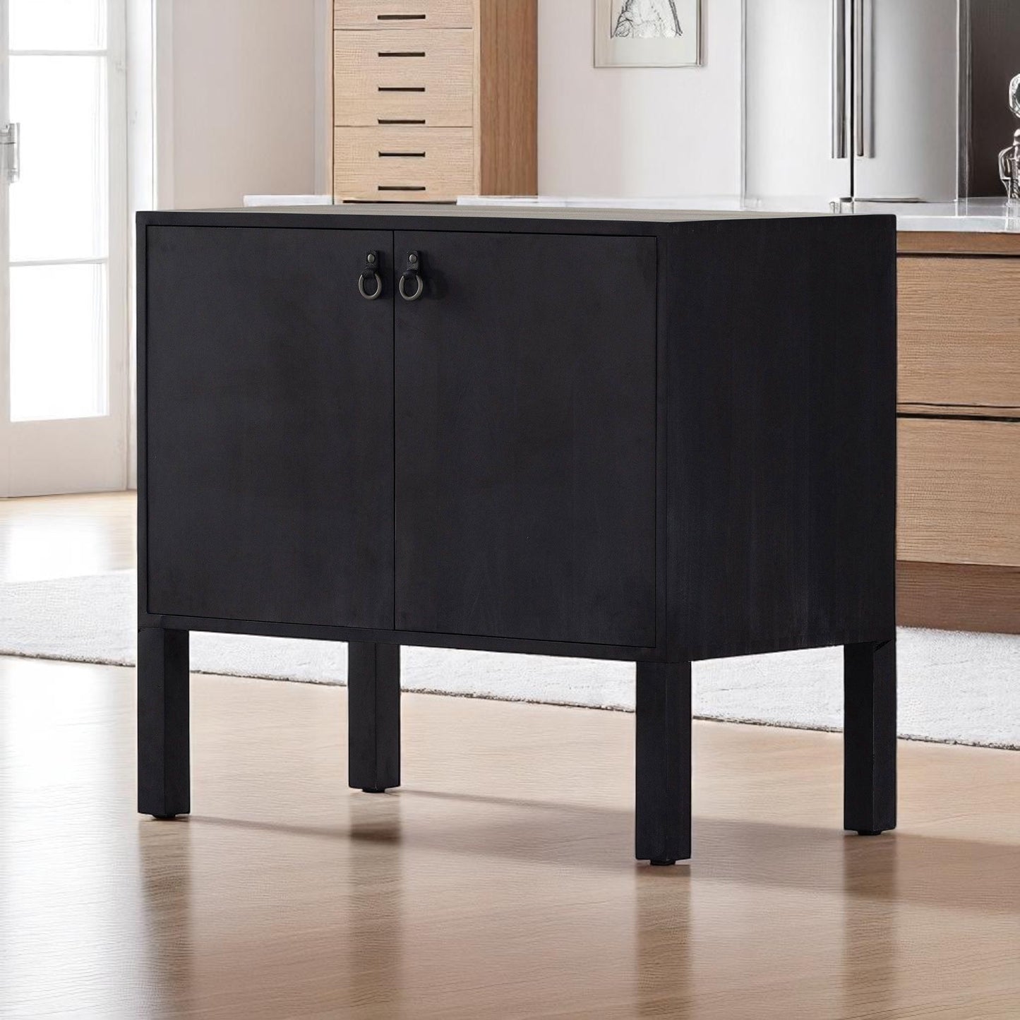 100% Sheesham Hayward Bar Cabinet (36")