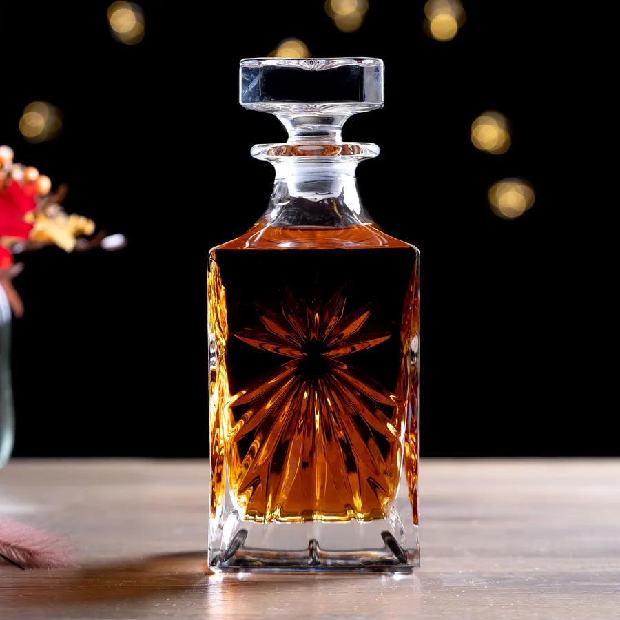 Oasis Premium Crystal Whiskey Decanter, Italy - Happyware Home Pvt Ltd