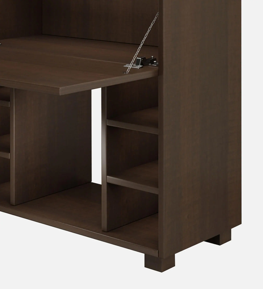 Olga Bar Cabinet & Counter in Dark Finish