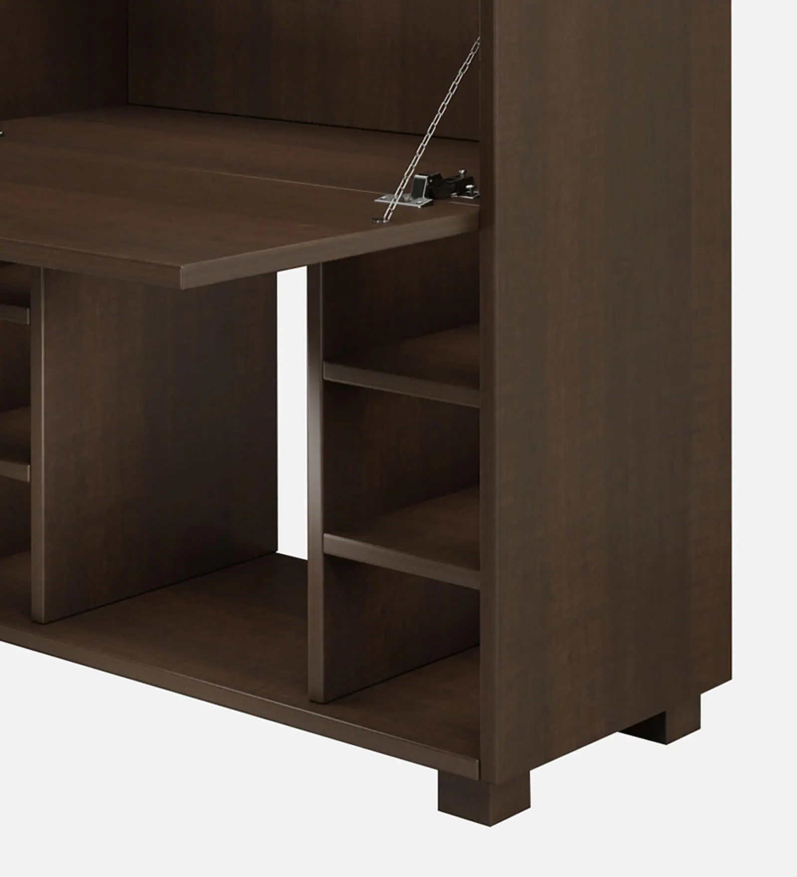 Olga Bar Cabinet & Counter in Dark Finish