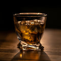 Twisted Crystal Clear Whiskey Glass, 300ml (2 pcs)
