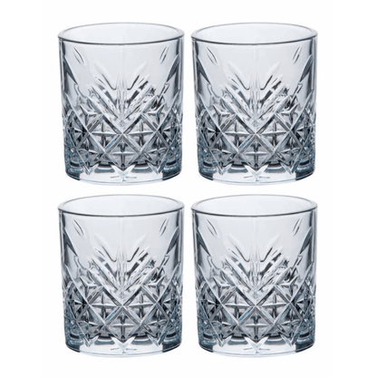 Timeless Luxury Crystal Whiskey Glass, Turkey (Set of 4) - Happyware Home Pvt Ltd