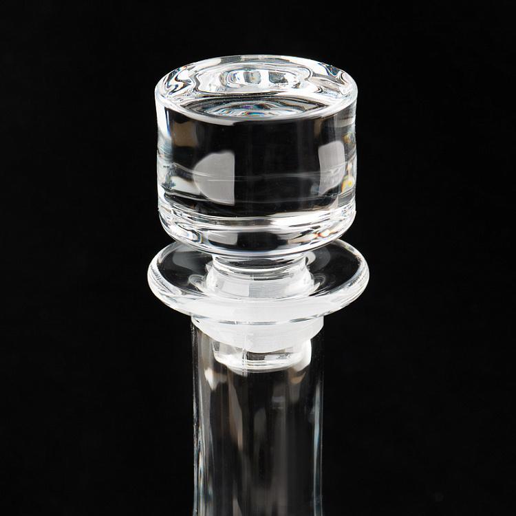 Timeless Round Premium Crystal Whiskey Decanter, Italy - Happyware Home Pvt Ltd