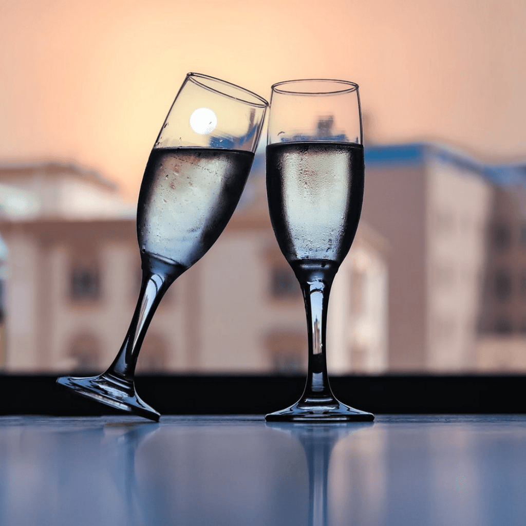 Barone Champagne Glass - 190ml (6 pcs) - Happyware Home Pvt Ltd