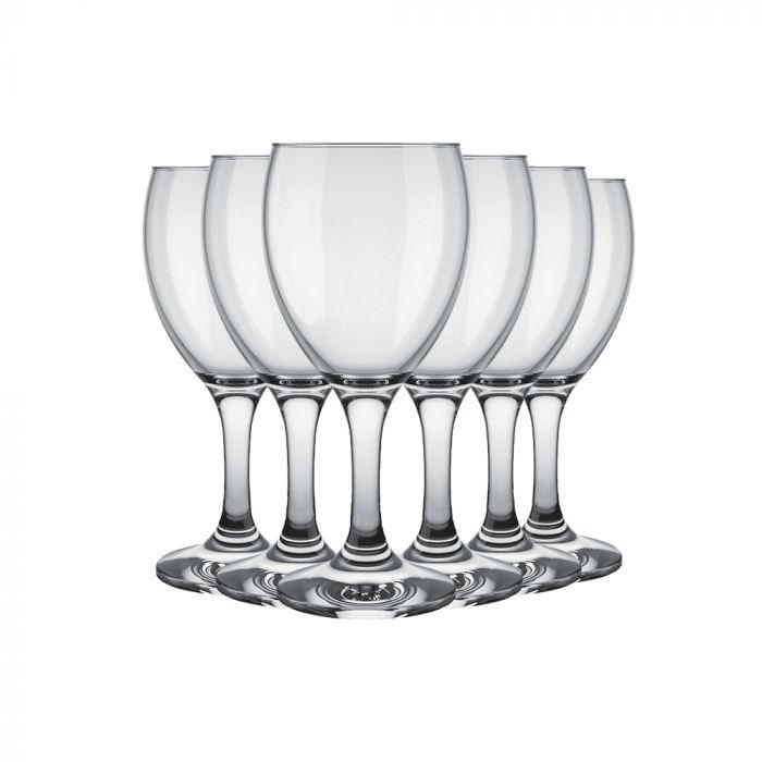Gallant Wine Glasses - 195ml, 250ml & 320ml (6 pcs) - Happyware Home Pvt Ltd
