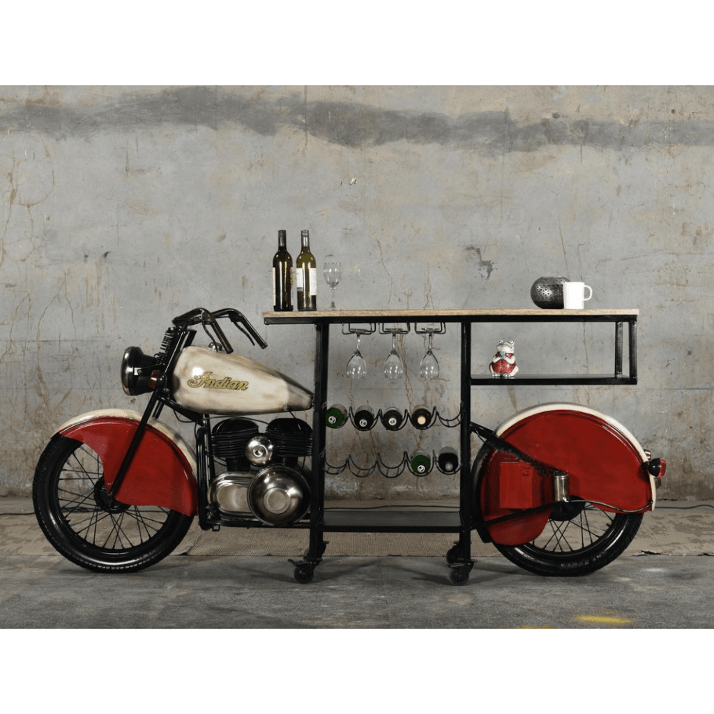 Handcrafted Glider Bike Bar - Happyware Home Pvt Ltd
