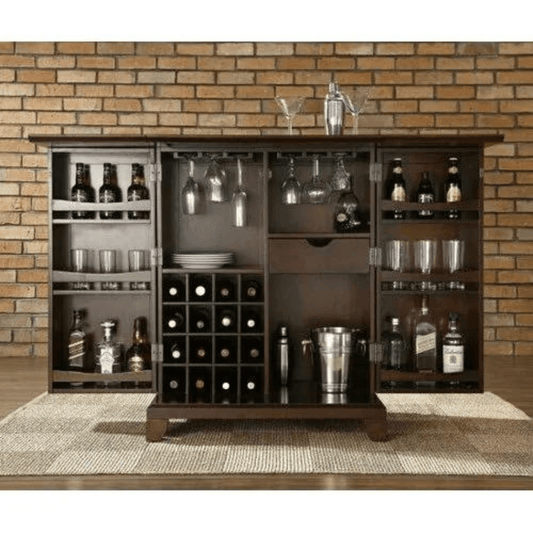 Handmade Rosewood or Sheesham Wood Bar Cabinet - Happyware Home Pvt Ltd
